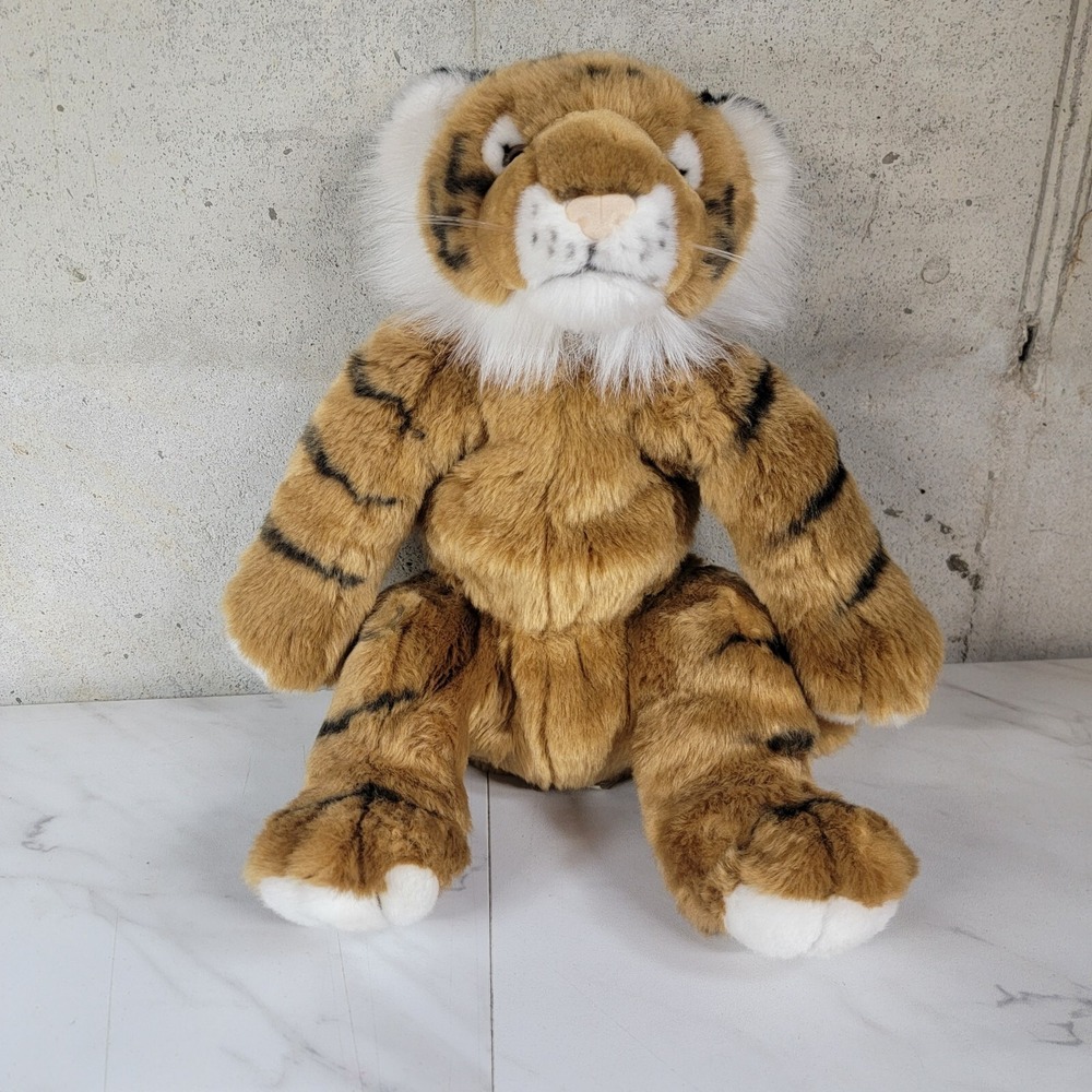 Build a Bear Workshop WWF World Wildlife Fund Tiger Plush Doll‎ 15" 2001 BAB Cat
